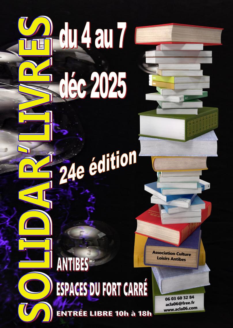 Affiche solidar livres 2025